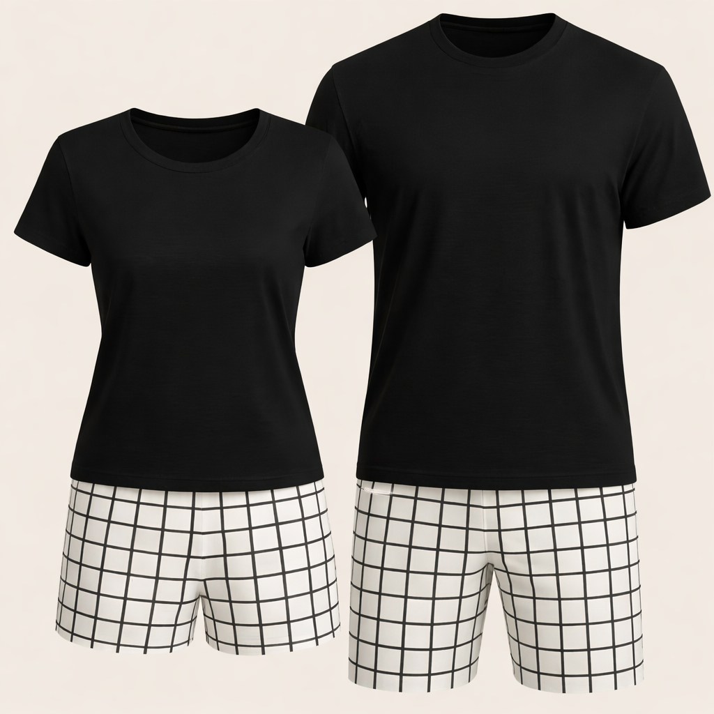 Kit Essential Duo - Pijama Casal (2 Conjuntos)