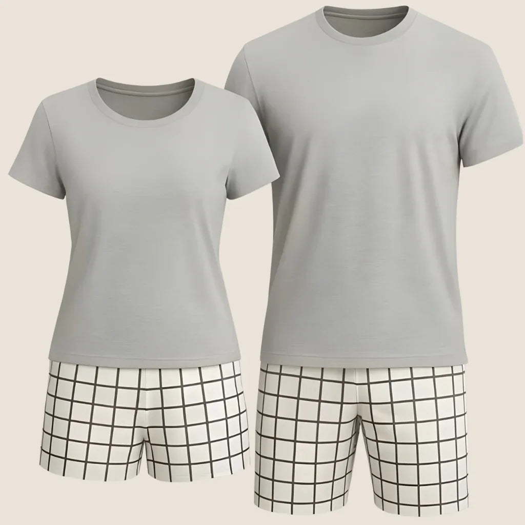 Kit Essential Duo - Pijama Casal (2 Conjuntos)