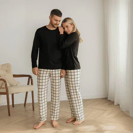 Kit Essential Duo Longo - Pijama Casal (2 Conjuntos)