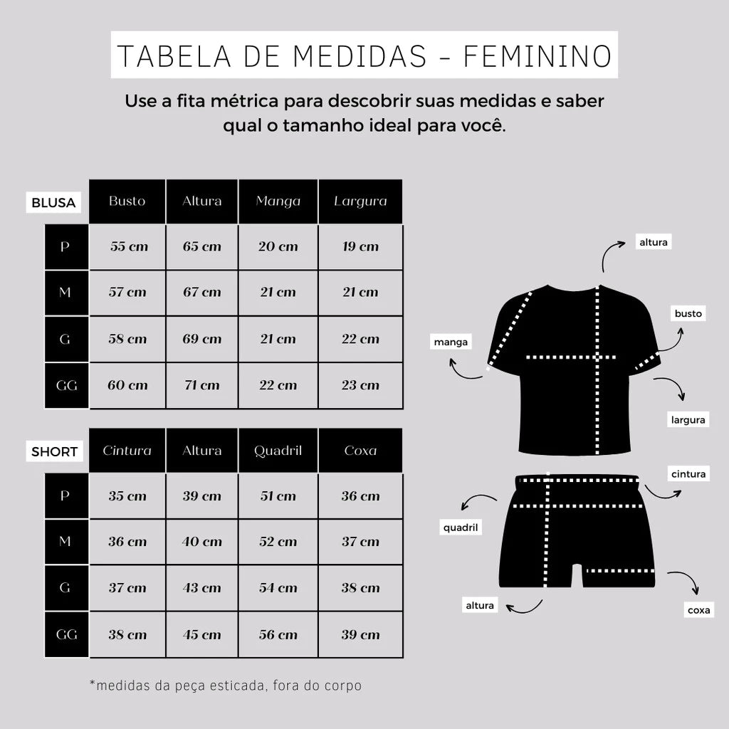 Pijama Casal Combinando Unissex